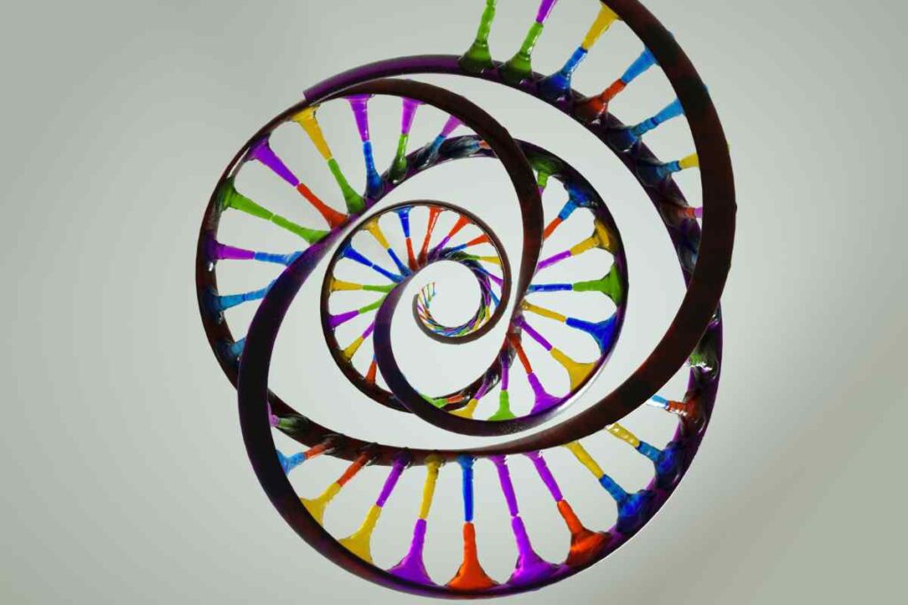 imagen abstracta de genes